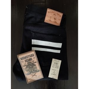 Momotaro Black x Black Tight Tapered B0306-SP